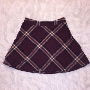 Plaid Skirt
